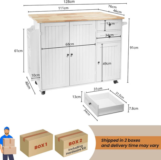 Costway Kitchen Island Trolley