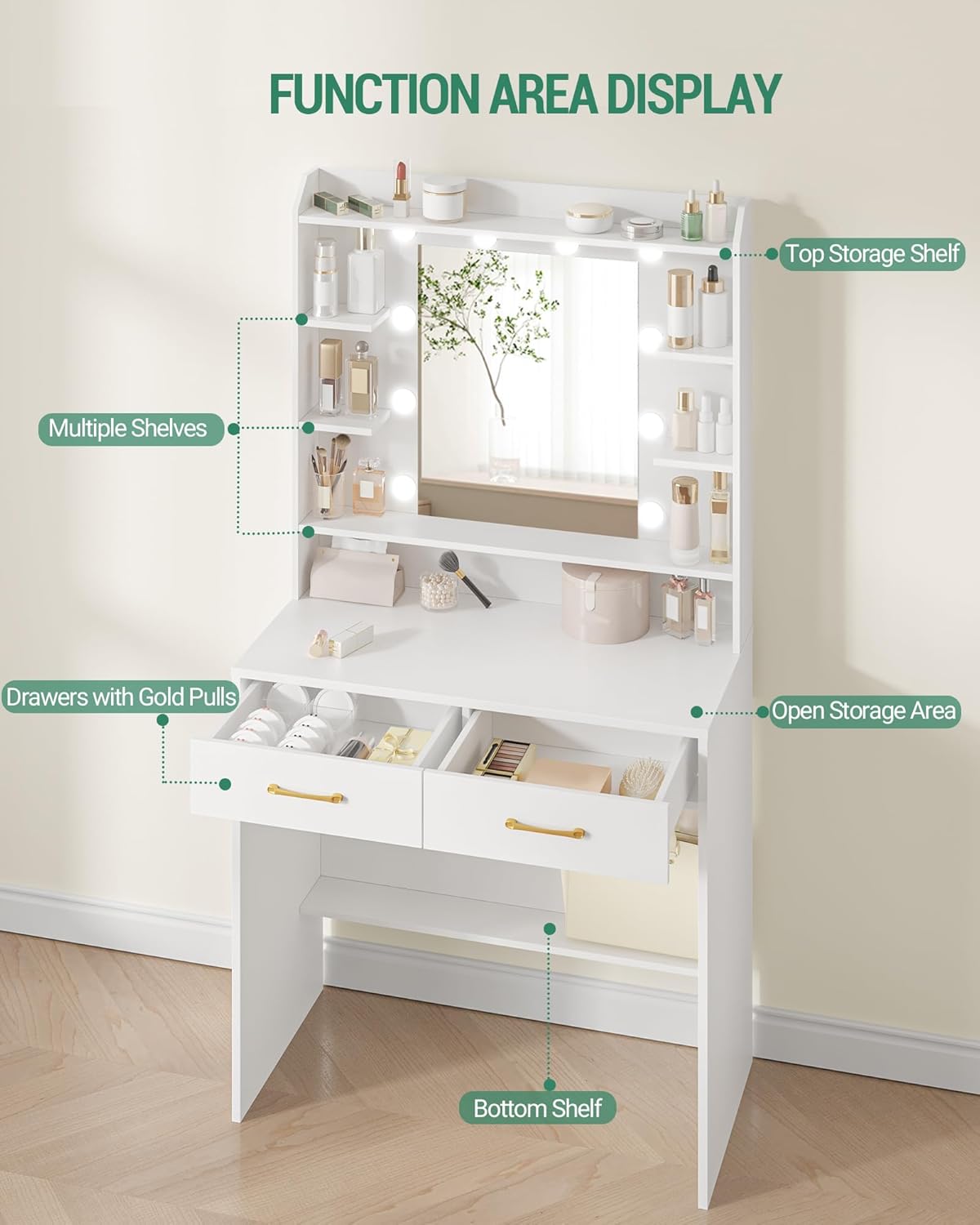 Hzuaneri Dressing Table DT08203X