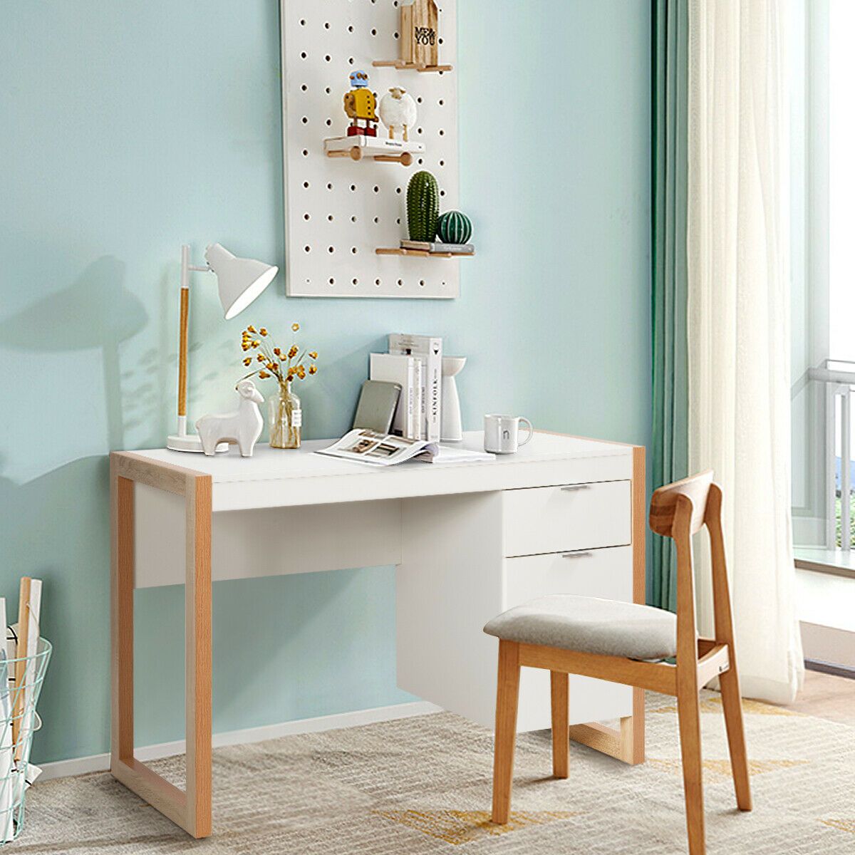 Costway Wooden Computer Desk