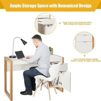Costway Wooden Computer Desk