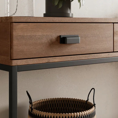 Fulton Extra Wide Console Table, Pine Effect
