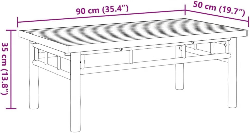 Bamboo Coffee Table