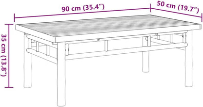 Bamboo Coffee Table