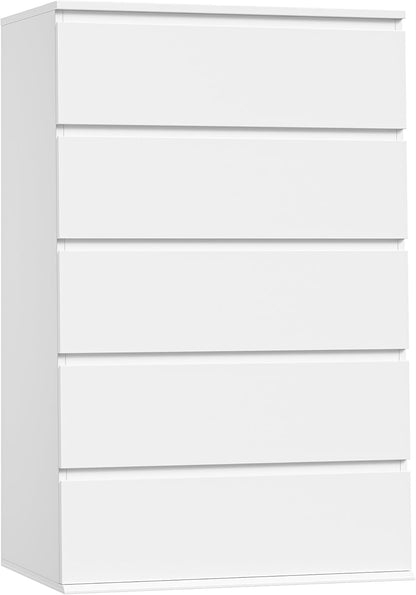 White Dresser with Large Storage Space