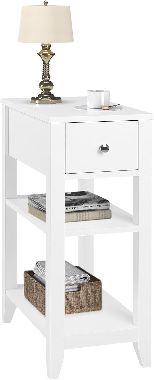 WOLTU Slim Bedside Table (NTS02WS)