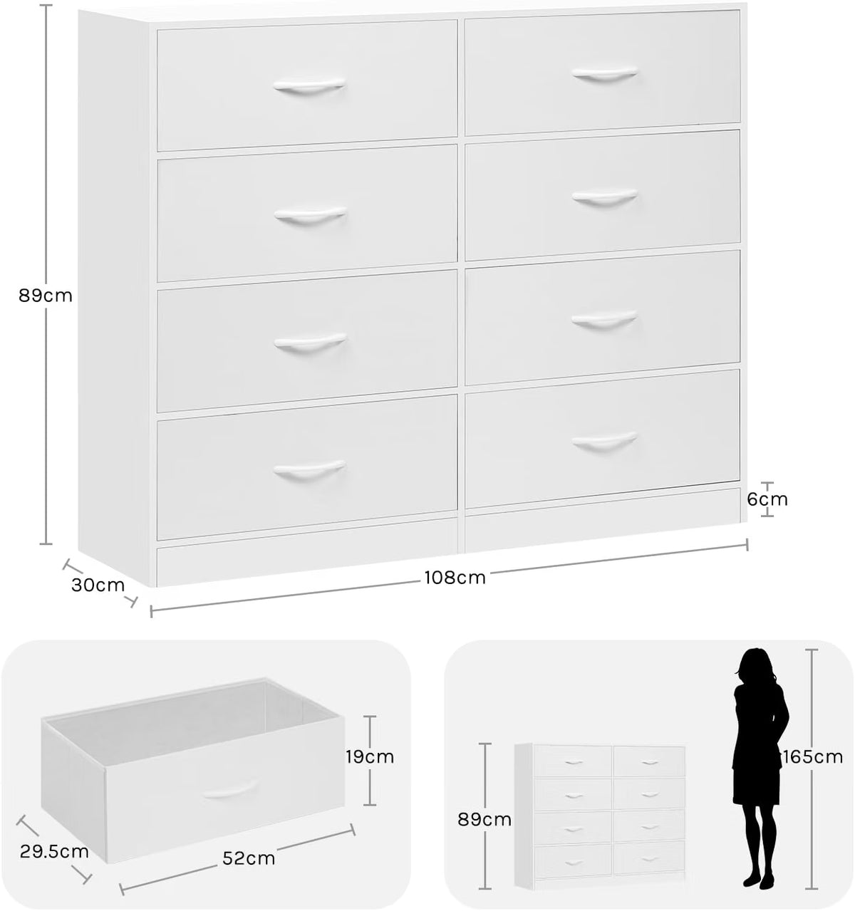 WOLTU Chest of Drawers