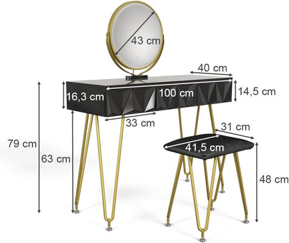 Vicco Vanity table with stool