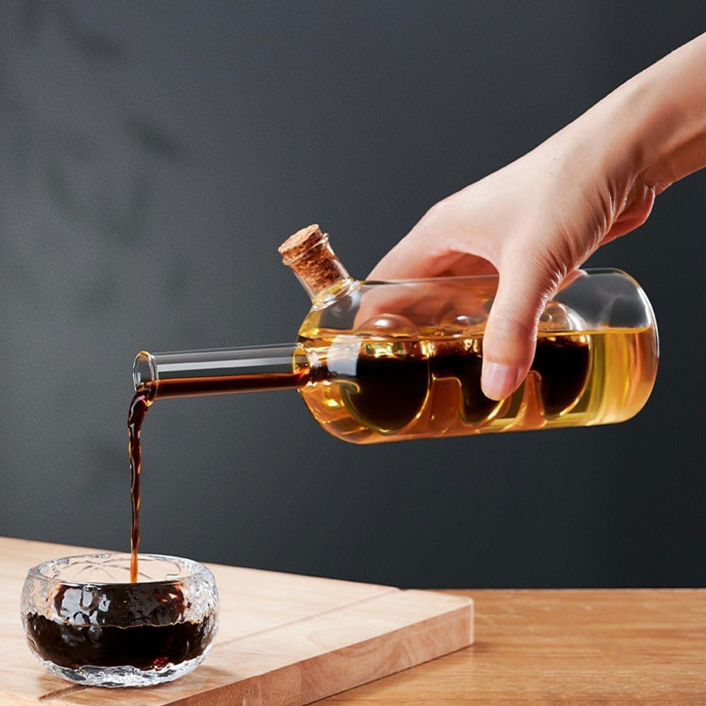 Danny Home 2-in-1 Oil & Vinegar Glass Bottle