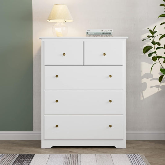 Wooden 5 Drawers Cabinet
