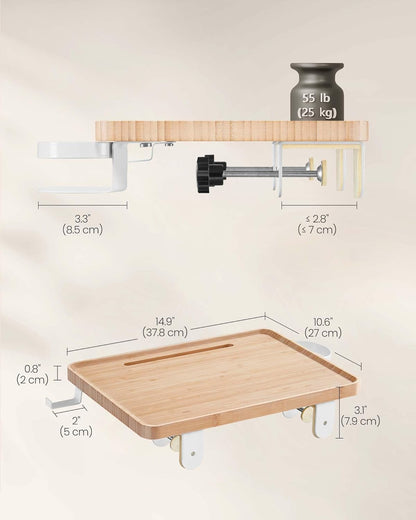 VASAGLE Bedside Shelf LET301N03