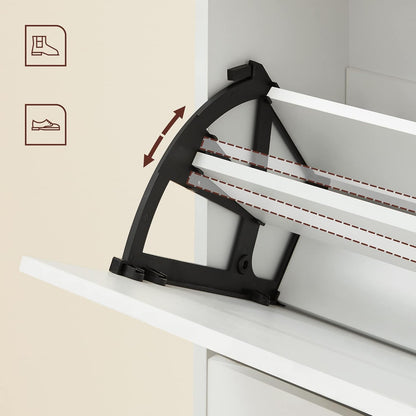 VASAGLE Shoe Cabinet LBC040W01V1