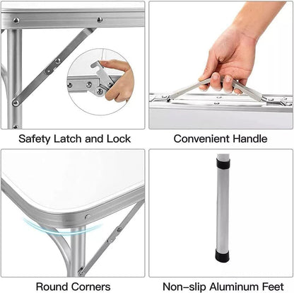 WOLTU Adjustable Height Folding Table (CPT8128EI)