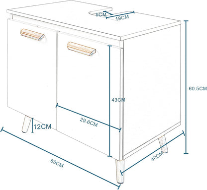 EUGAD  Under Sink Bathroom Vanity Unit
