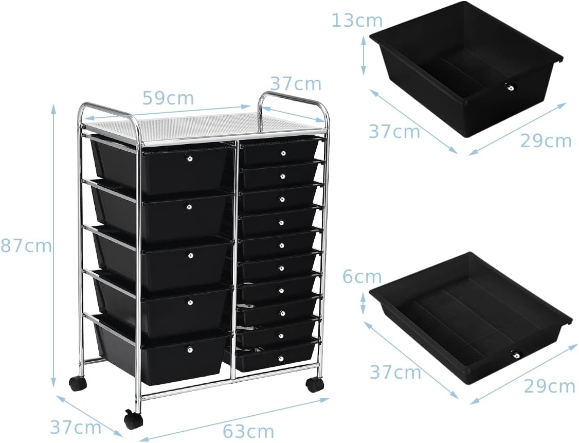 Drawers Storage Trolley