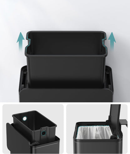 SONGMICS Hanging Kitchen Bin LTB810B01