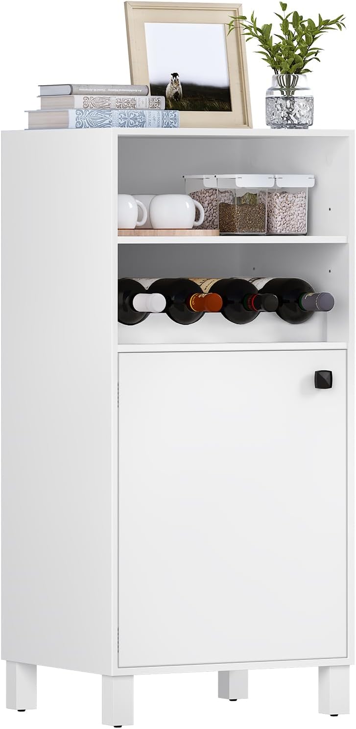 WOLTU Kitchen Cabinet with Wine Rack (KSK01WS)