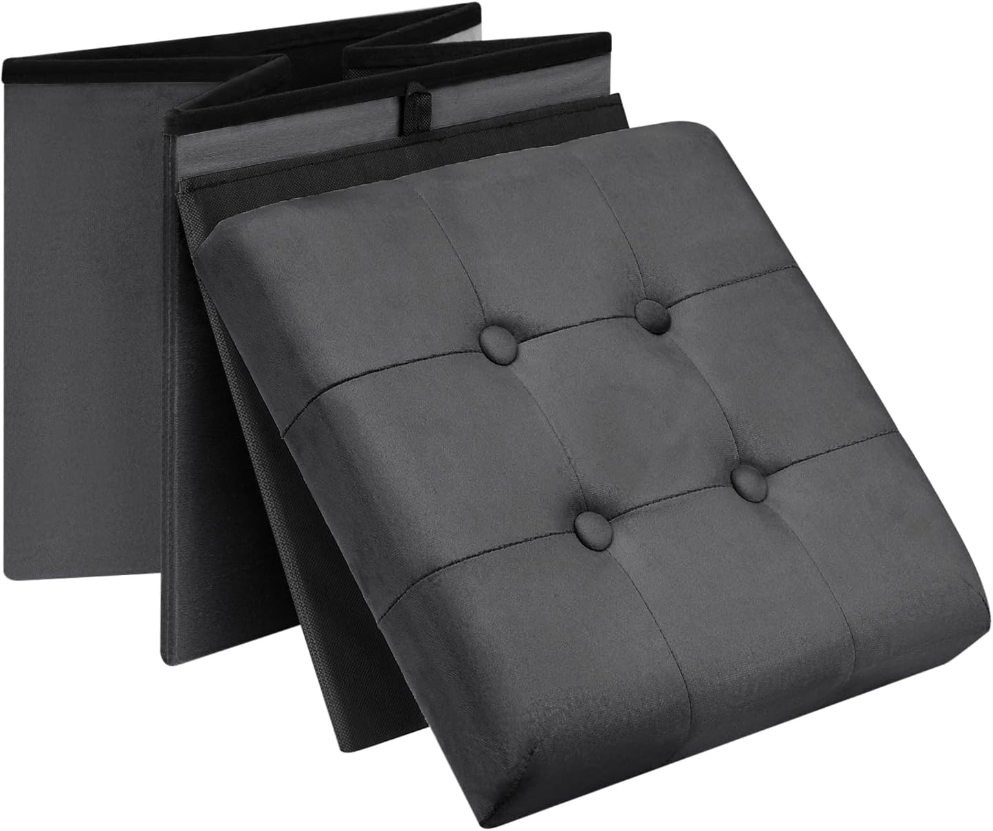 WOLTU Velvet Storage Stool (SH69GR)