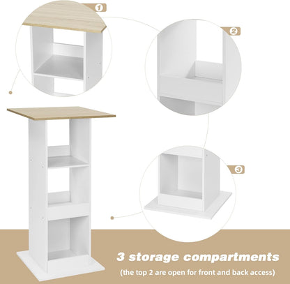 WOLTU Square Bar Table (BT36WHE)