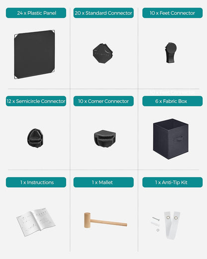 SONGMICS Cube Storage Organizer LPC062B01