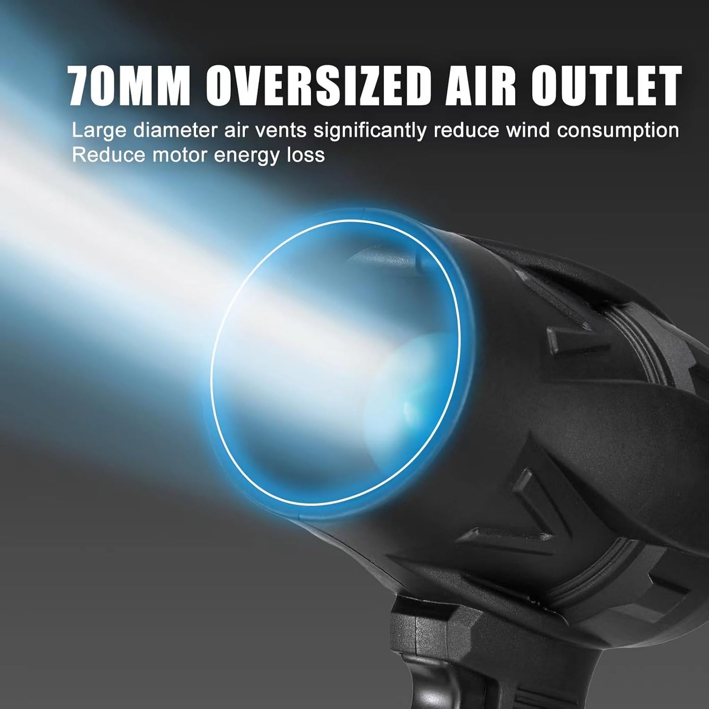 Handheld Electric Dust Blower with 2 Battery