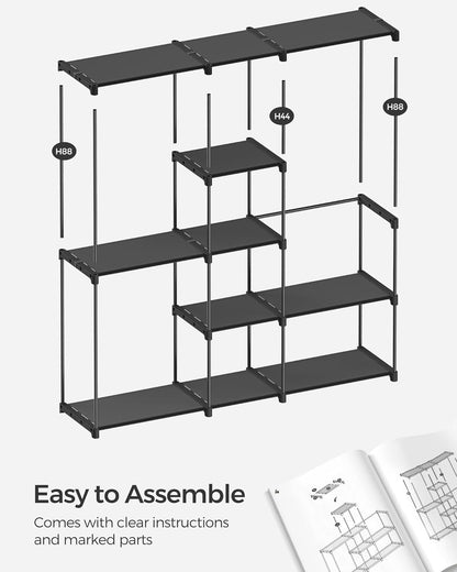 SONGMICS Portable Open Wardrobe RYG037B02