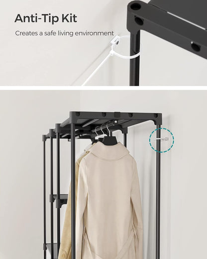 SONGMICS Portable Open Wardrobe RYG037B02