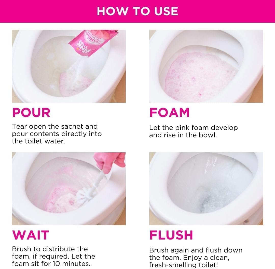 The Pink Stuff Miracle Power Foaming Toilet Cleaner
