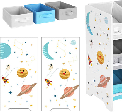 SONGMICS Children's Storage Shelf GKR33WT