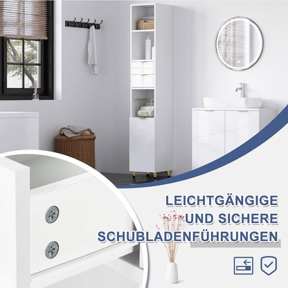 EUGAD Tall Cabinet
