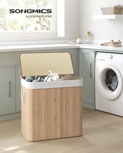 SONGMICS Laundry Basket LCB091N01
