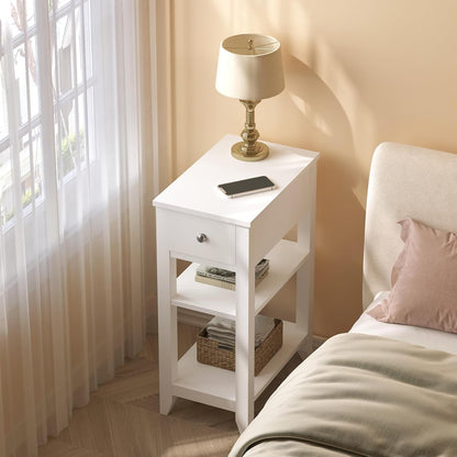 WOLTU Slim Bedside Table (NTS02WS)