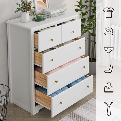 Wooden 5 Drawers Cabinet