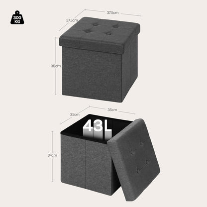 WOLTU Velvet Storage Stool (SH06CM_1)
