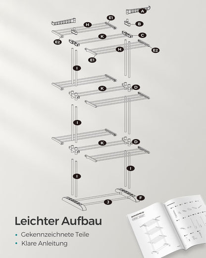 SONGMICS Clothes Airer LLR701G01V1