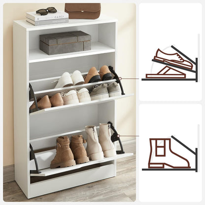 VASAGLE Shoe Cabinet LBC040W01V1