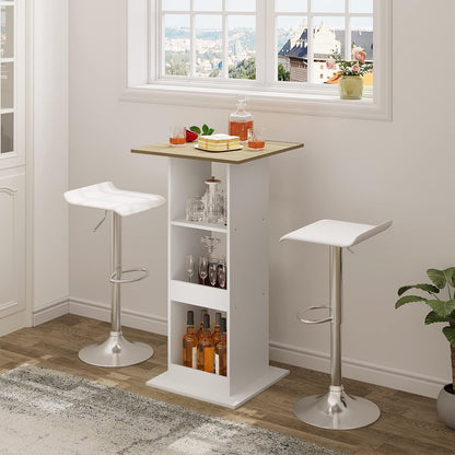 WOLTU Square Bar Table (BT36WHE)