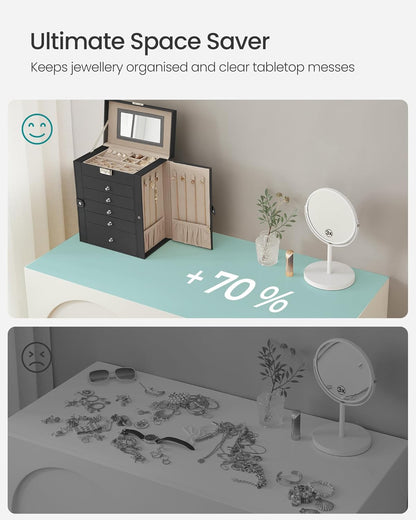 SONGMICS Jewellery Box JBC152B01