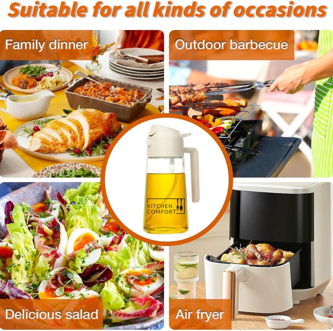2 in 1 Oil Sprayer & Dispenser