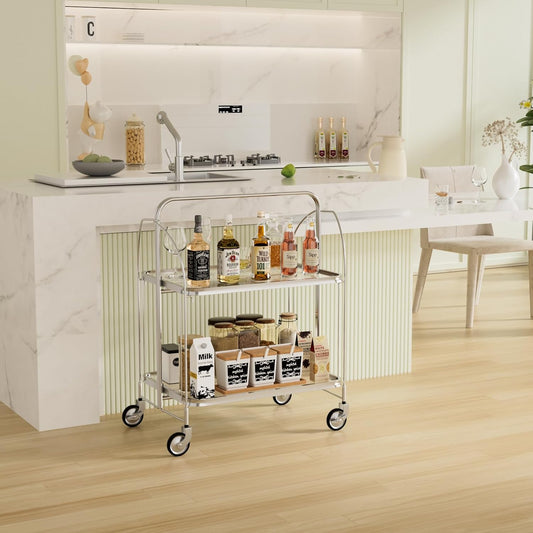 Folding Kitchen Trolley