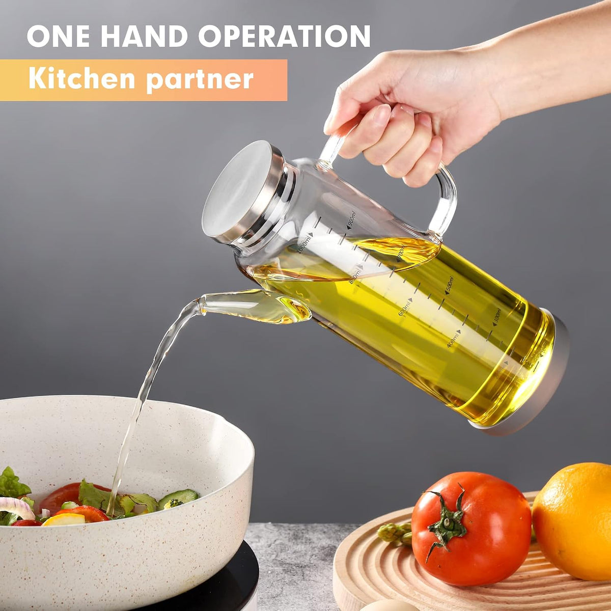 Glass Olive Oil Bottle Dispenser