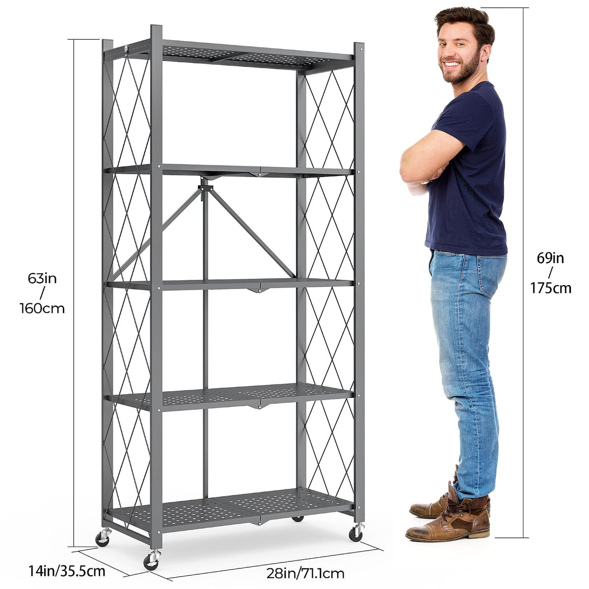 Foldable Storage Shelves