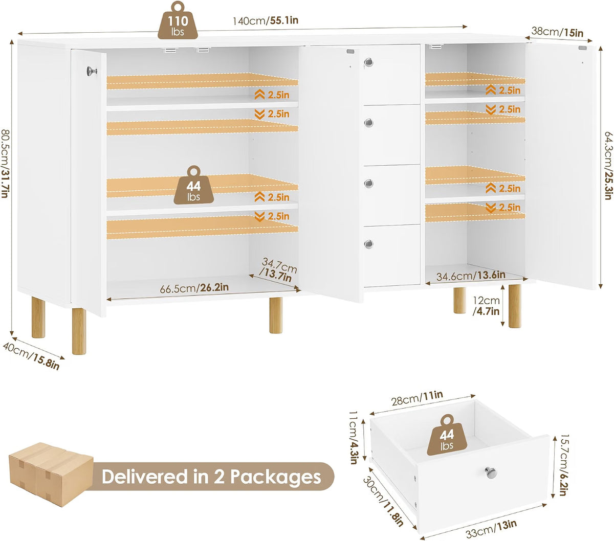 Sideboard Storage Cabinet