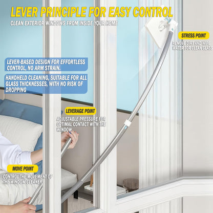 2-in-1 High Rise Window Cleaning Tool