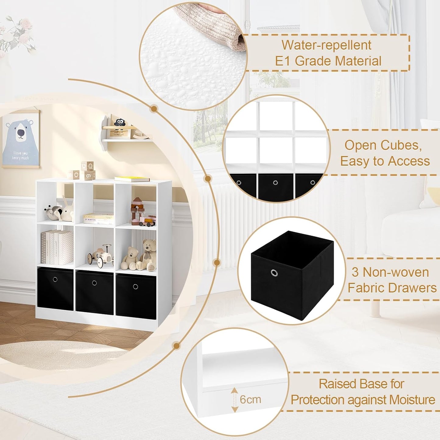 WOLTU Bookcase (SK041WS)