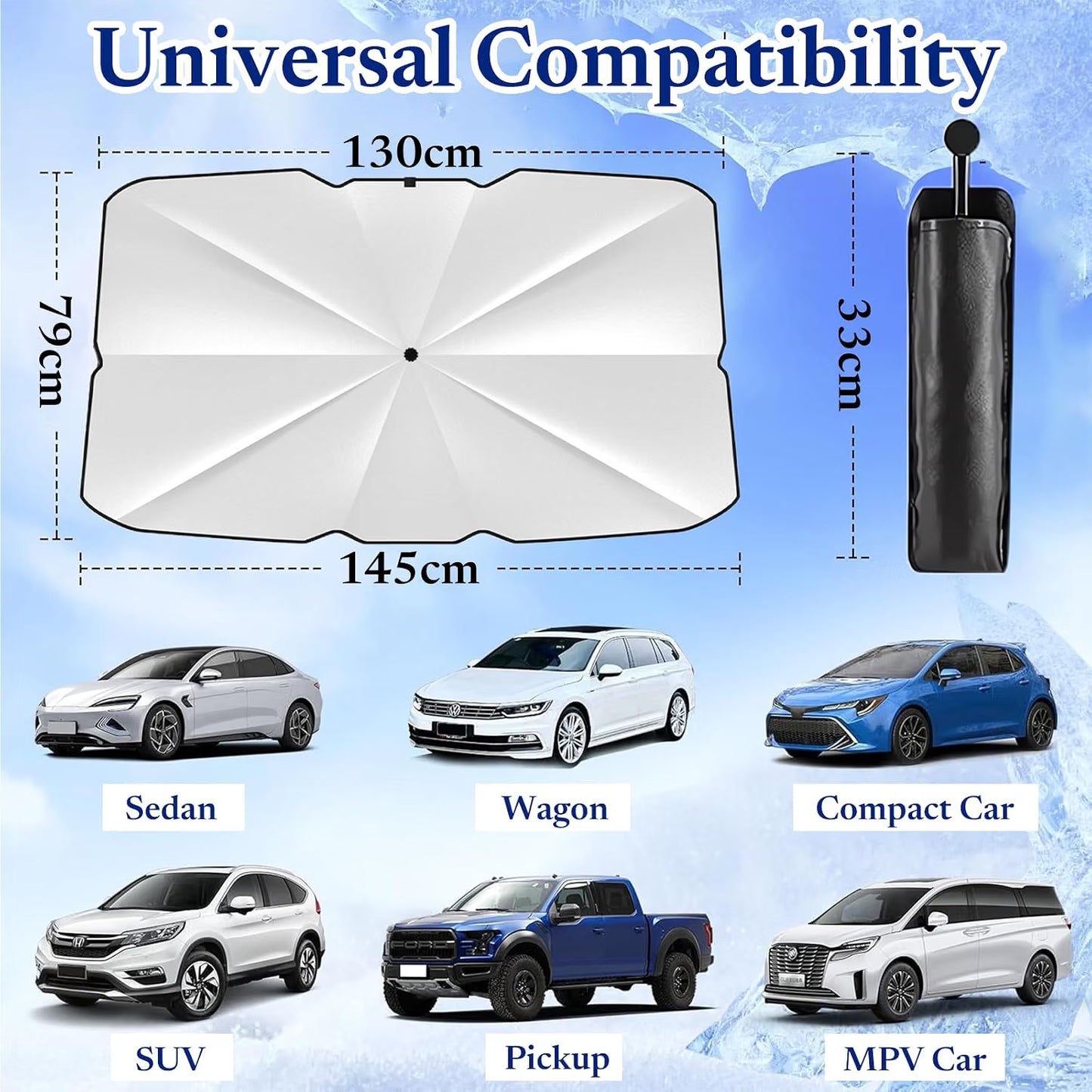 Car Windshield Sunshade Umbrella