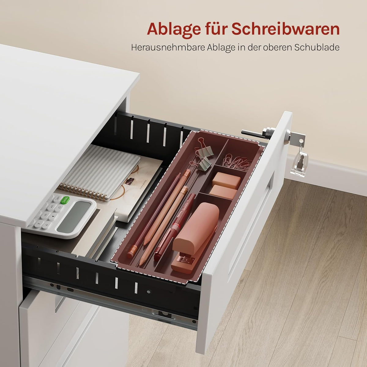 WOLTU Metal Rolling Container (SK023WS)