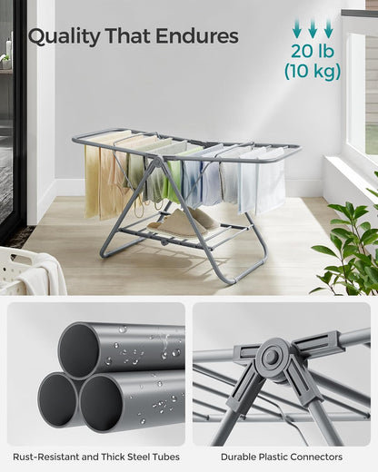 SONGMICS Small Laundry Airer LLR504G01