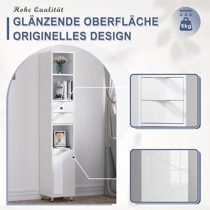 EUGAD Tall Cabinet