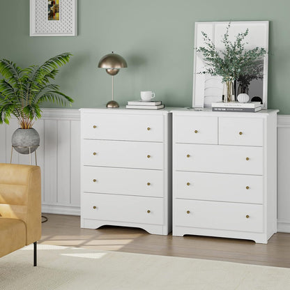 Wooden 5 Drawers Cabinet