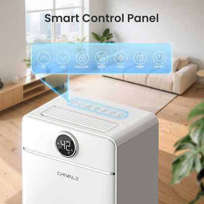 CHIVALZ Dehumidifier with Automatic Defrosting
